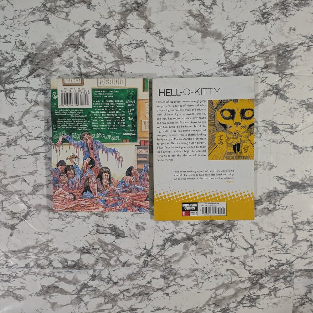 Junji Ito manga book set: Dissolving Classroom & Cat Diary: Yon & Mu - Picture 2 of 5